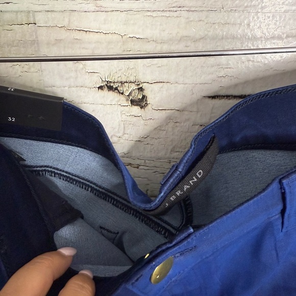 J Brand Maria High Rise Blueberry Coated Skinny indigo gloss NWT size 32 - Picture 4 of 10